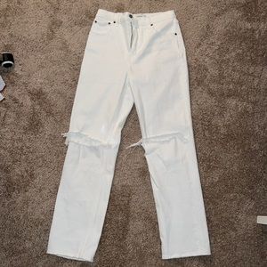 90’s straight ultra high rise jeans